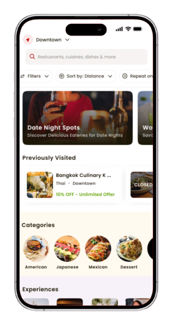 We've made searching for restaurants simple and hassle-free.